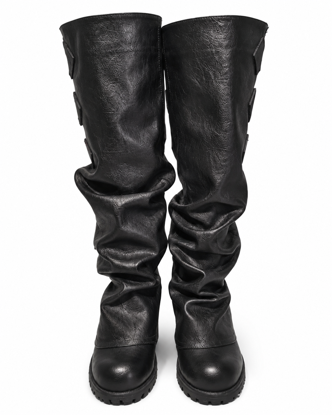 Vintage Distressed Soft Leather Boots