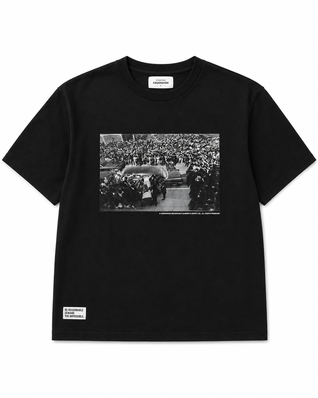 ARCHIVAL CROSSOVER X STEPHEN SHAMES Funeral of George Jackson