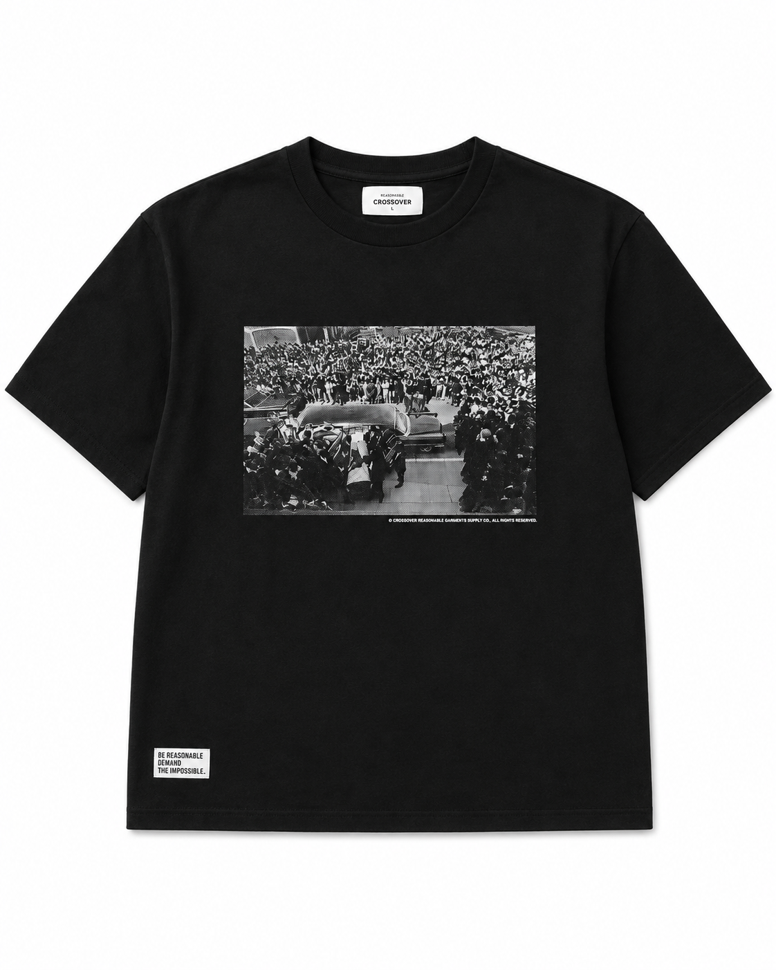 ARCHIVAL CROSSOVER X STEPHEN SHAMES Funeral of George Jackson