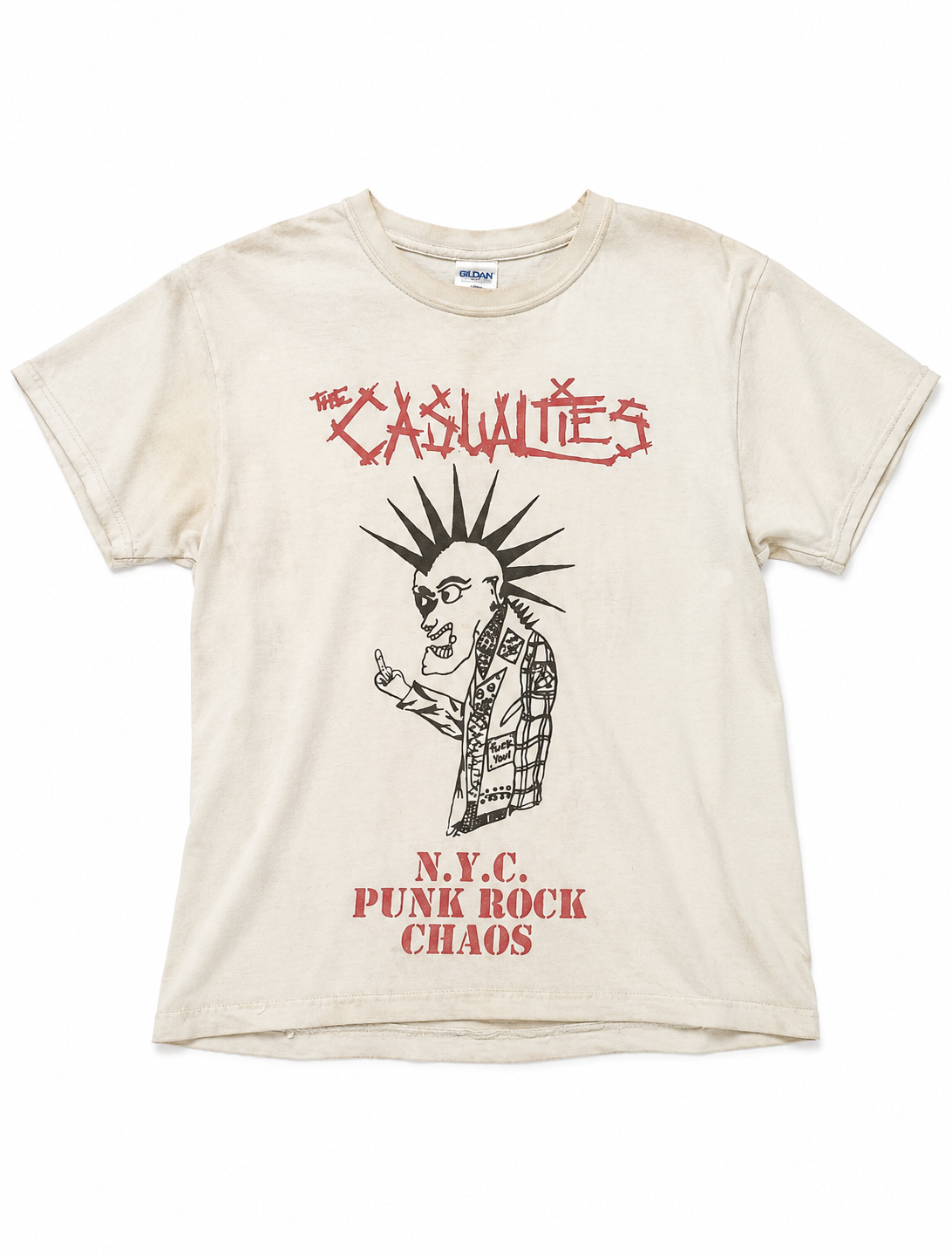 NYC punk rock chaos tee