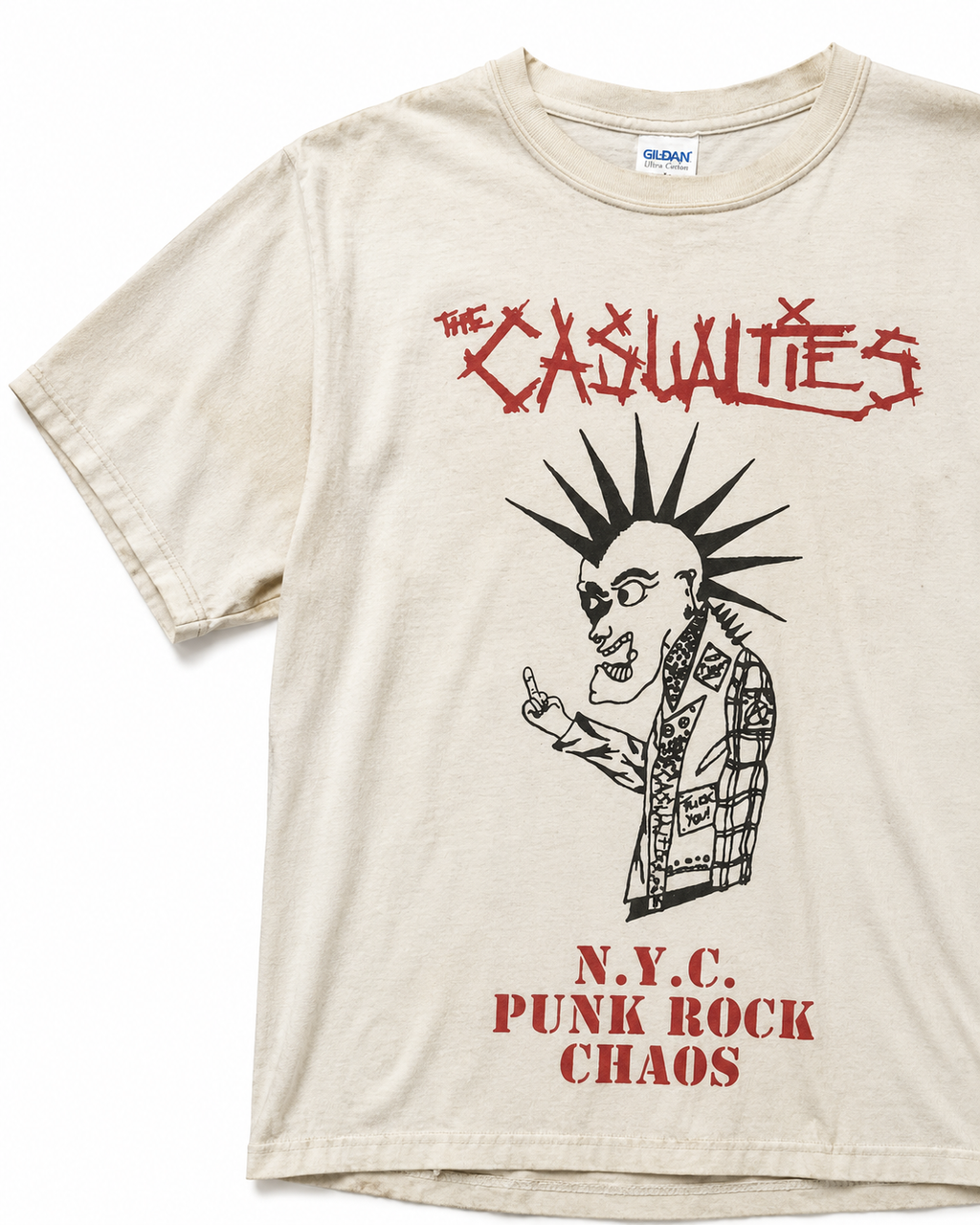 NYC punk rock chaos tee