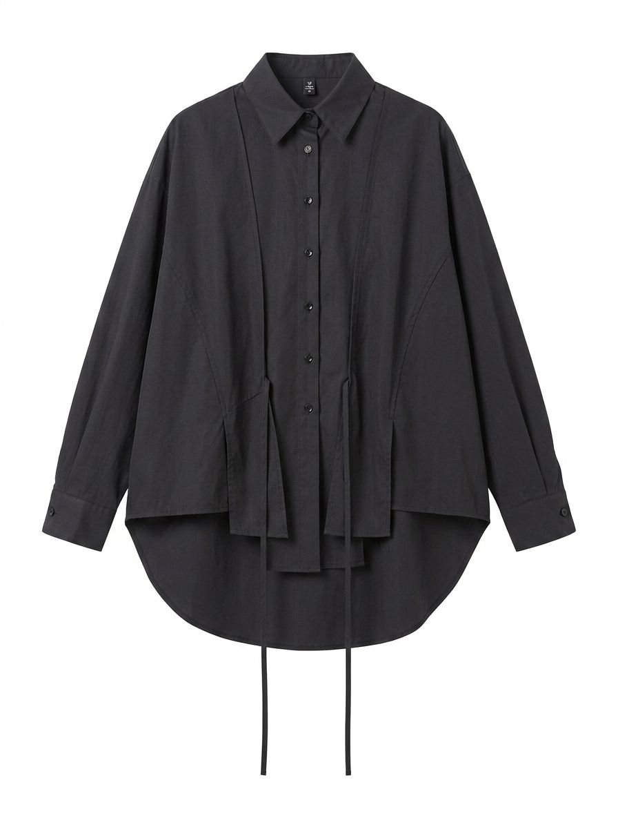 Yohji Yamamoto Inspired Layered Button Up