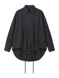 Yohji Yamamoto Inspired Layered Button Up