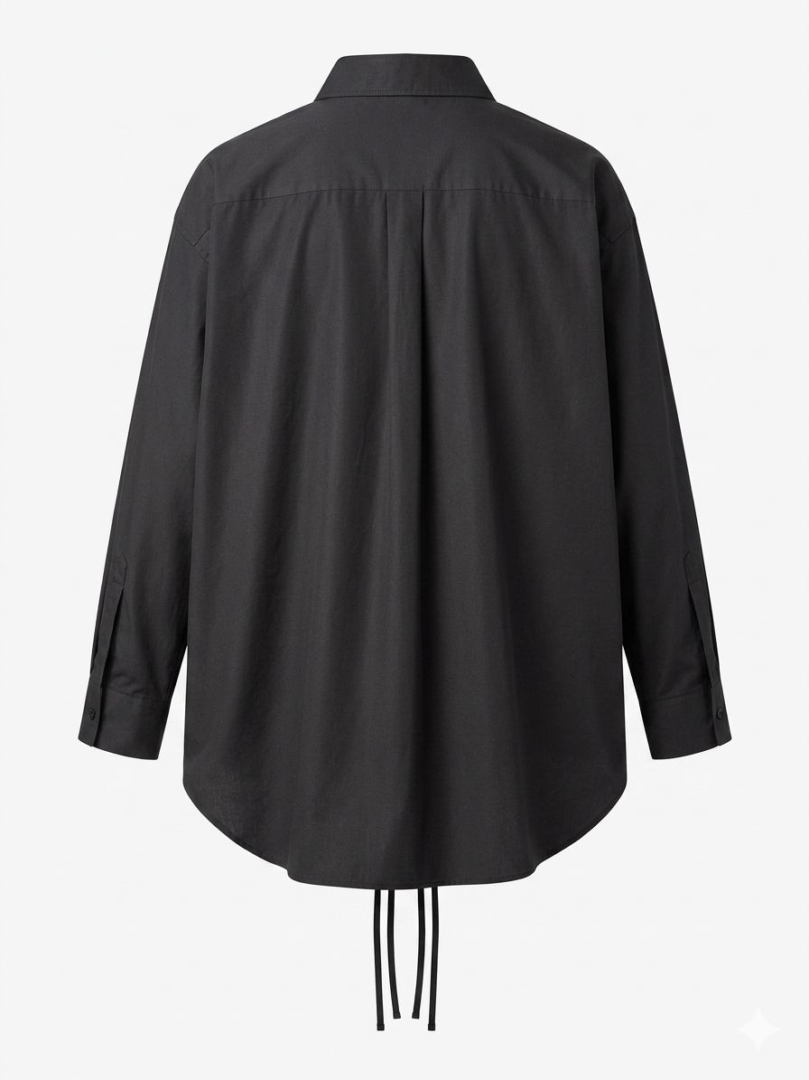 Yohji Yamamoto Inspired Layered Button Up