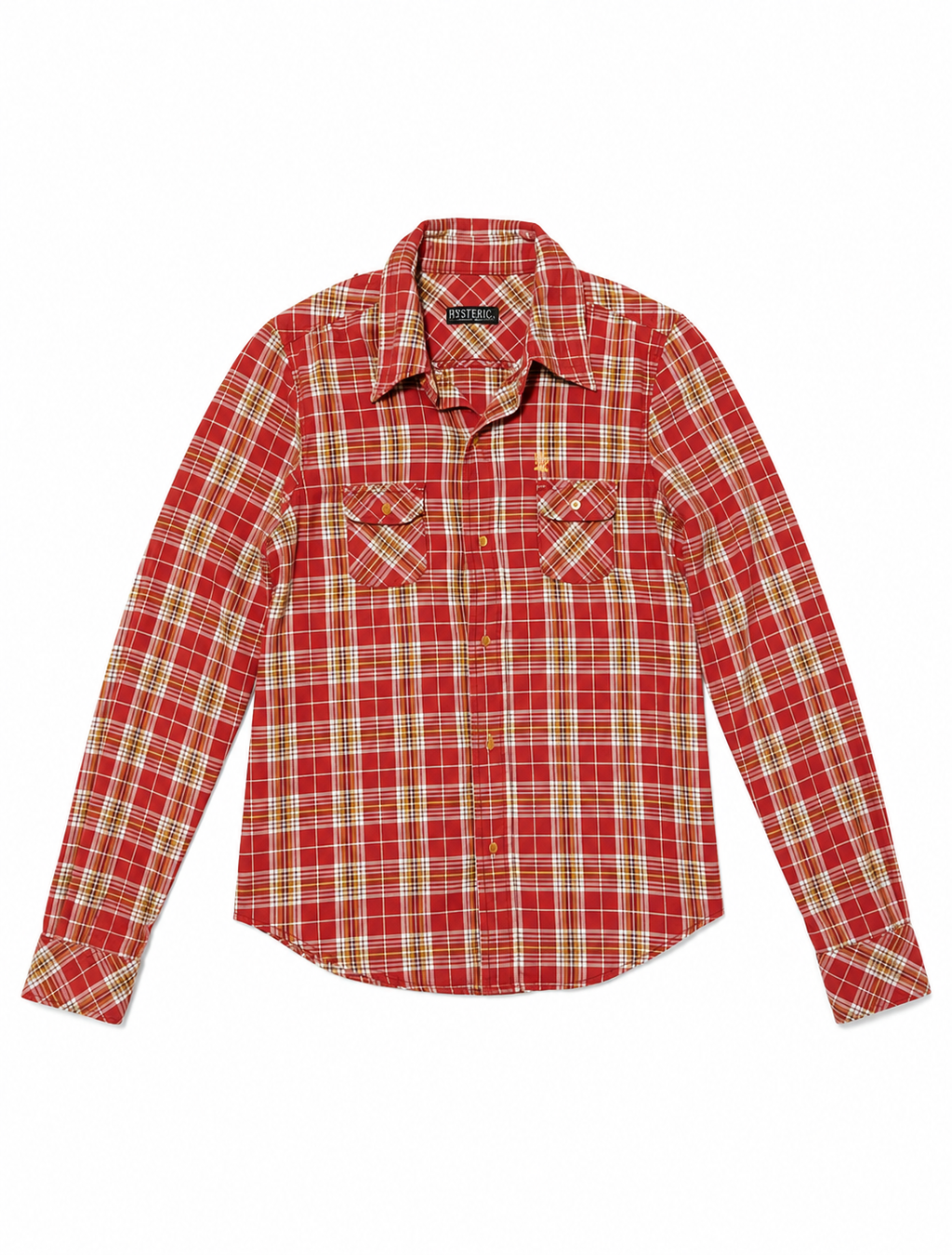 Hysteric Glamour Red Plaid Button Up Shirt