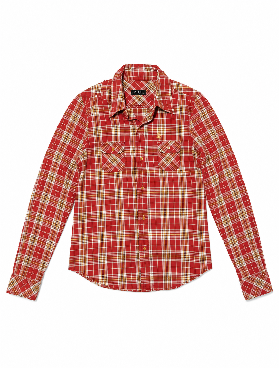 Hysteric Glamour Red Plaid Button Up Shirt