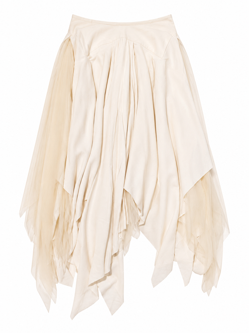 The Ossuary Trawl Distressed Waterfall Maxi Skirt — Photo 1 | FRAK/TURE Archive