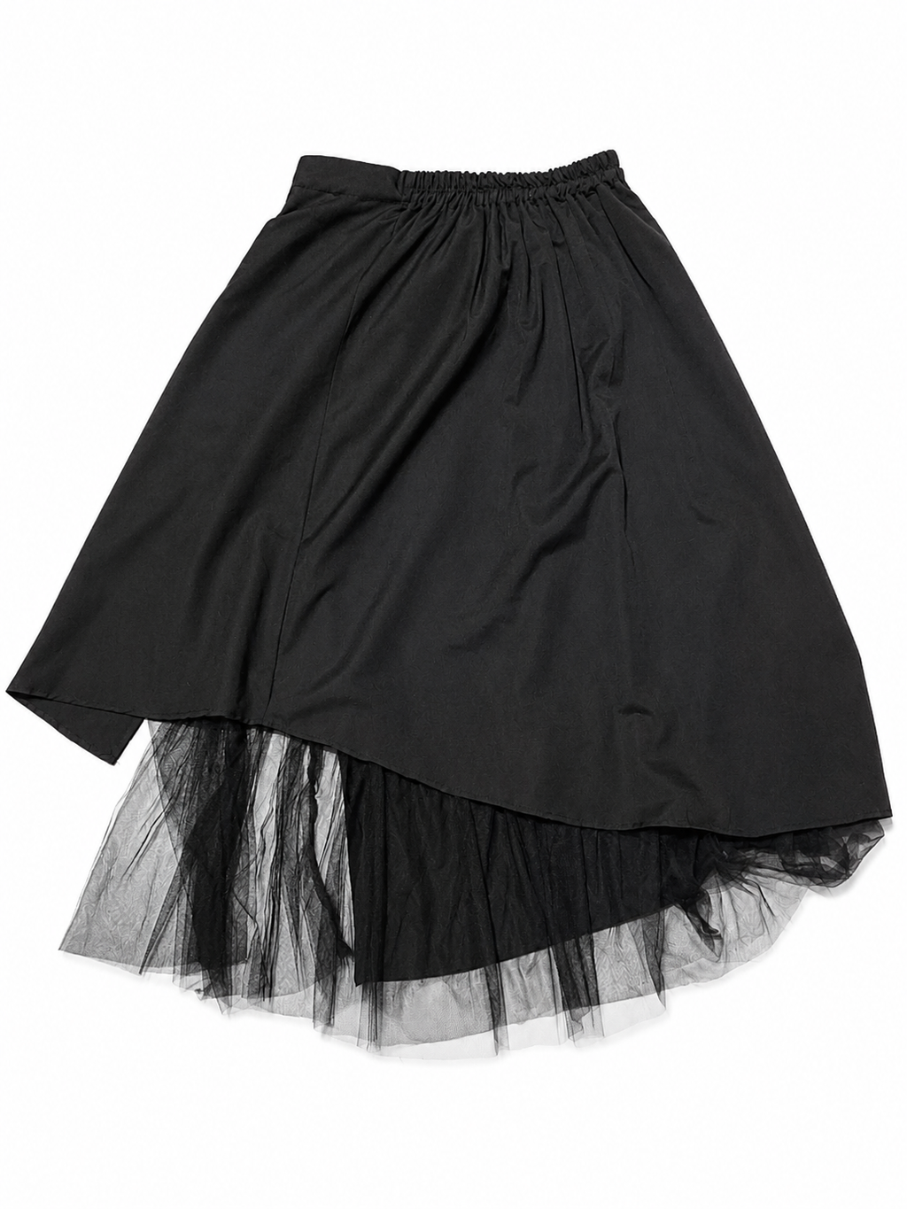 YOHJI YAMAMOTO Inspired Panel Assymetrical Laced Skirt