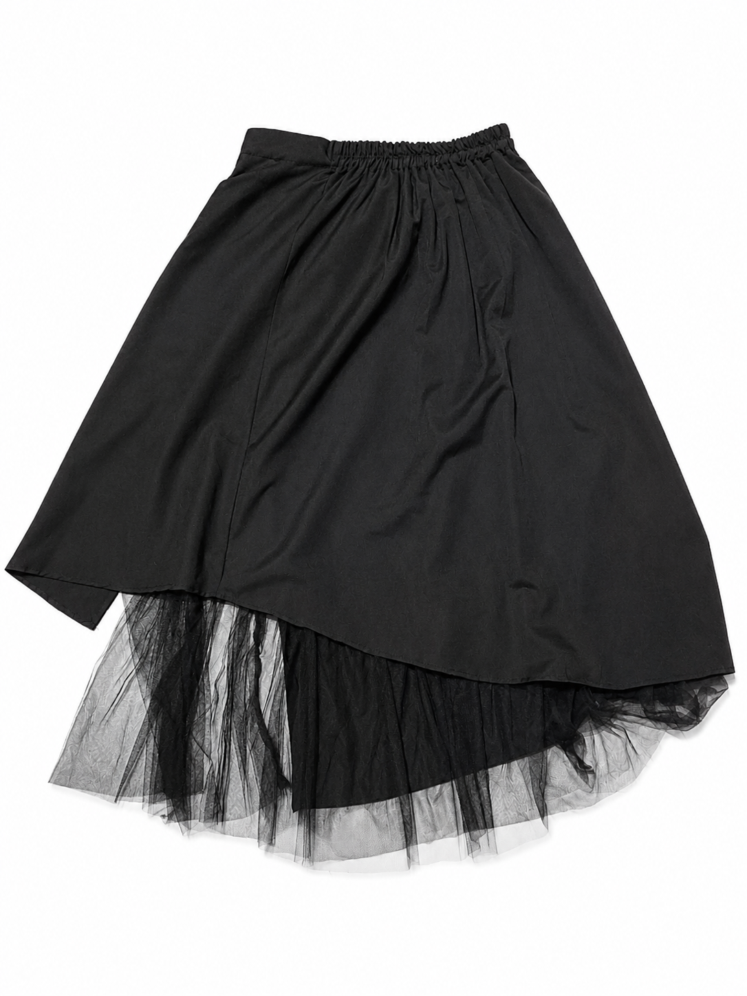 YOHJI YAMAMOTO Inspired Panel Assymetrical Laced Skirt
