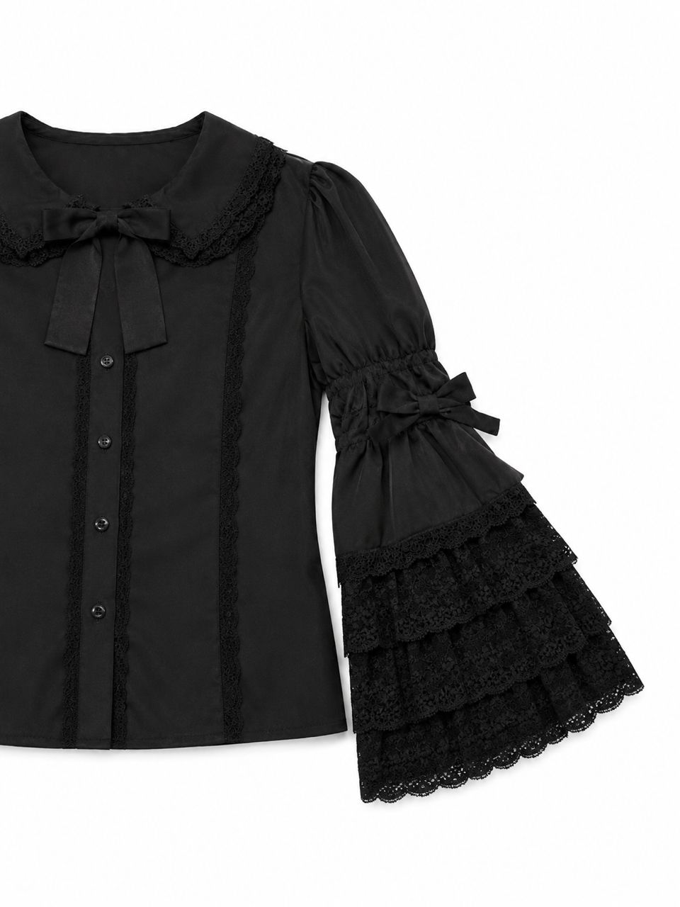 Midnight Mourning Alt Goth Blouse
