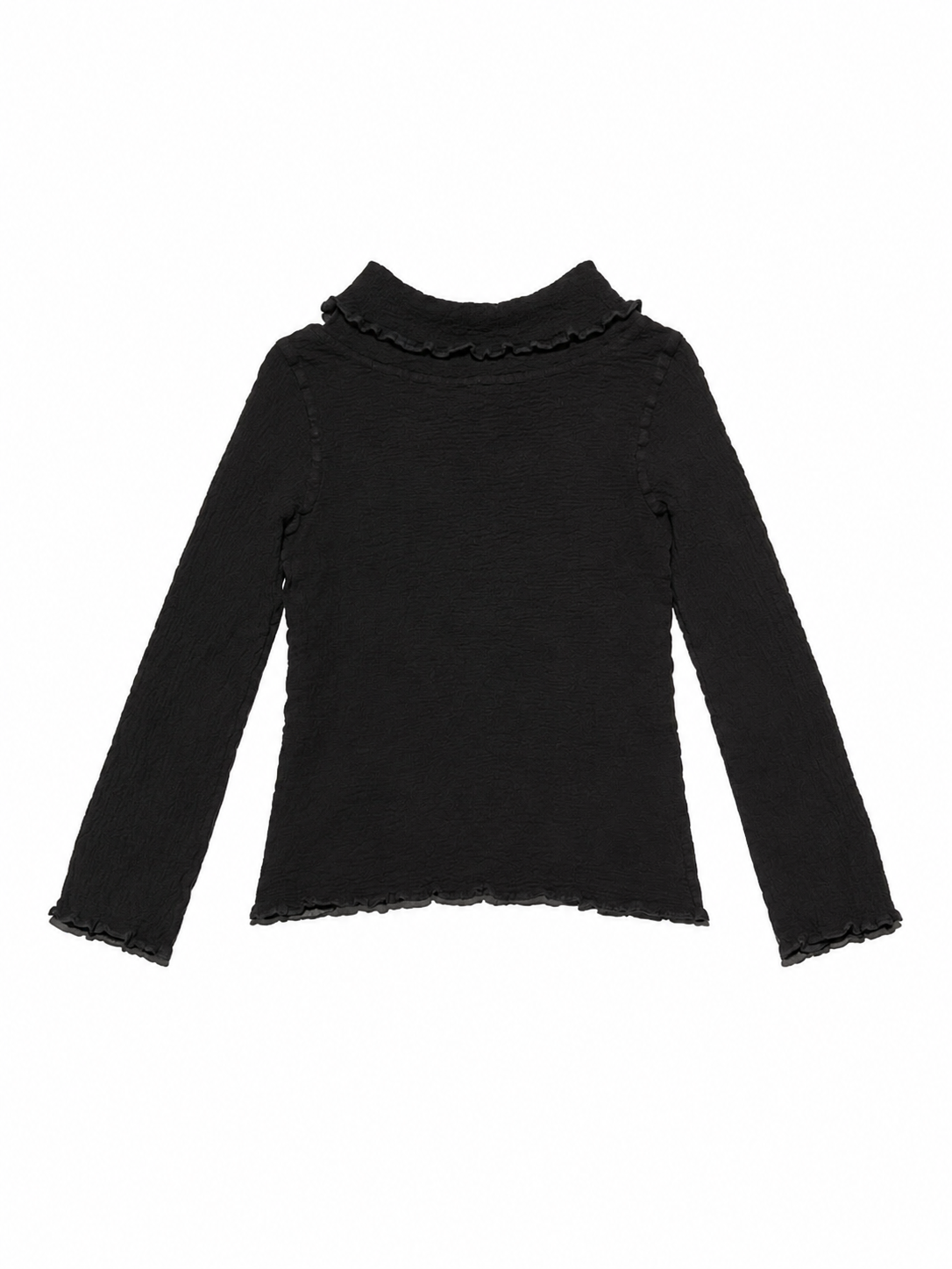 VINTAGE 90s High NECK TOP CAULIFLOWER TEXTURES