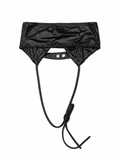 Black Grommet Harness Bralette