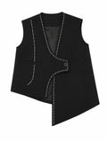 CDG Inspired Strcutural Trace Tailored Vest