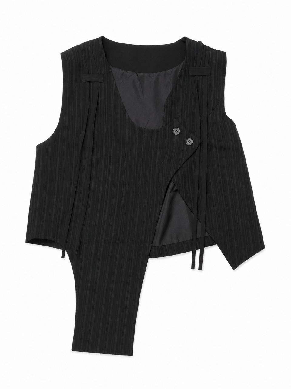 YOHJI YAMAMOTO INSPIRED asymmetric Tailored Waisrcoat