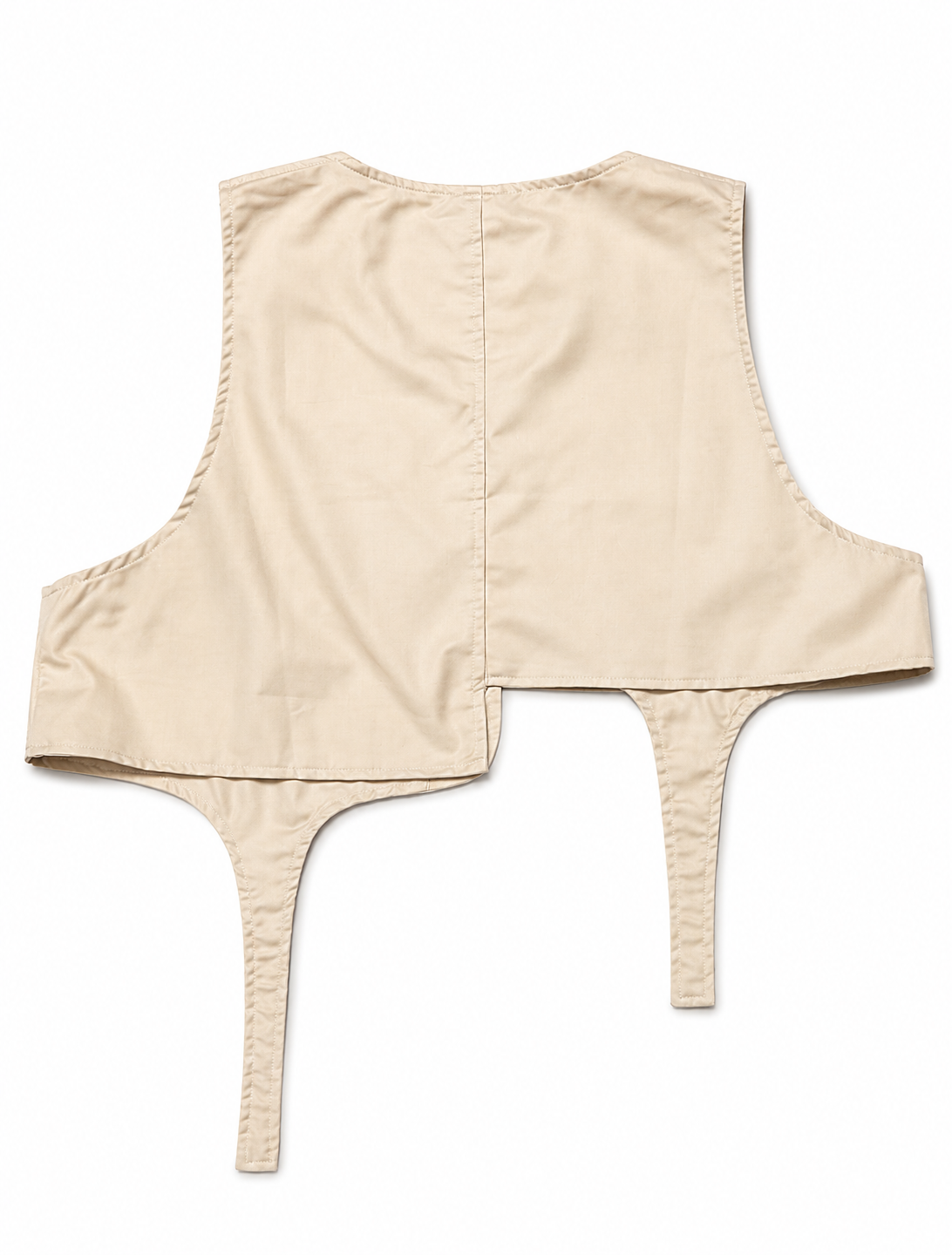 Yohji Yamamoto Inspired Asymetrical Paneled Industrial Vest