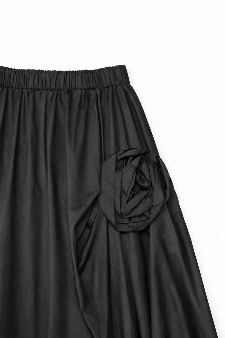 Floating Wood Floral Irregular Avant Garde Skirt