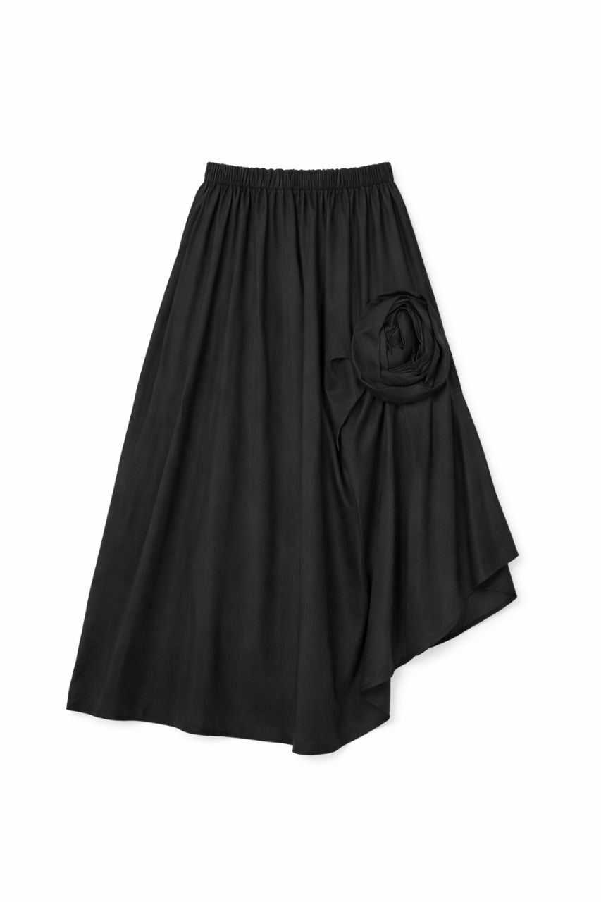 Floating Wood Floral Irregular Avant Garde Skirt