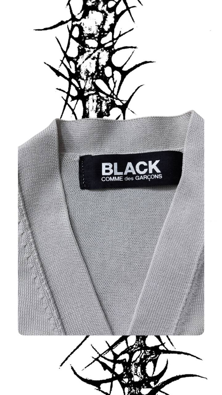 Black Comme Des Garçons Studio Black Comme Des Garçons bicolor cardigan