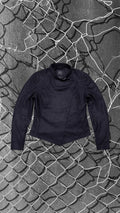 Armani Exchange Archive ARMANI EXCHANGE (A|X) Asymmetrical Zip/Wrap Moto Jacket SS12 Collection