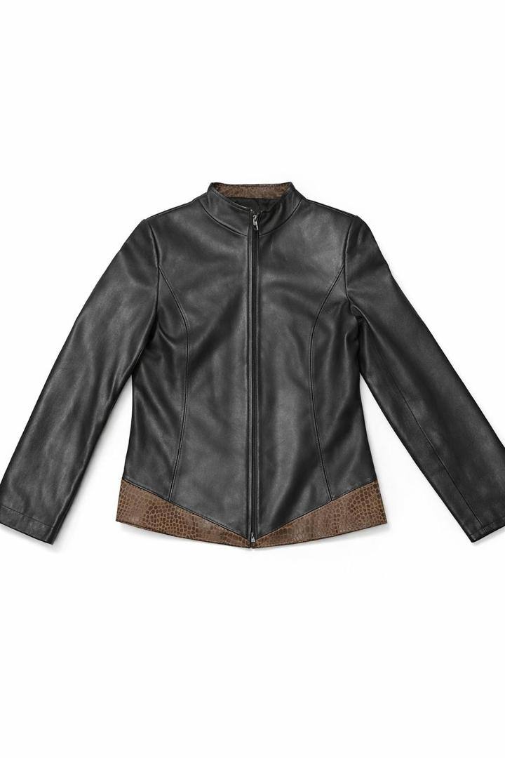 Vintage Lambskin Leopard Print Jacket