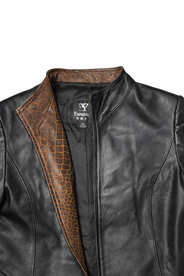 Vintage Lambskin Leopard Print Jacket