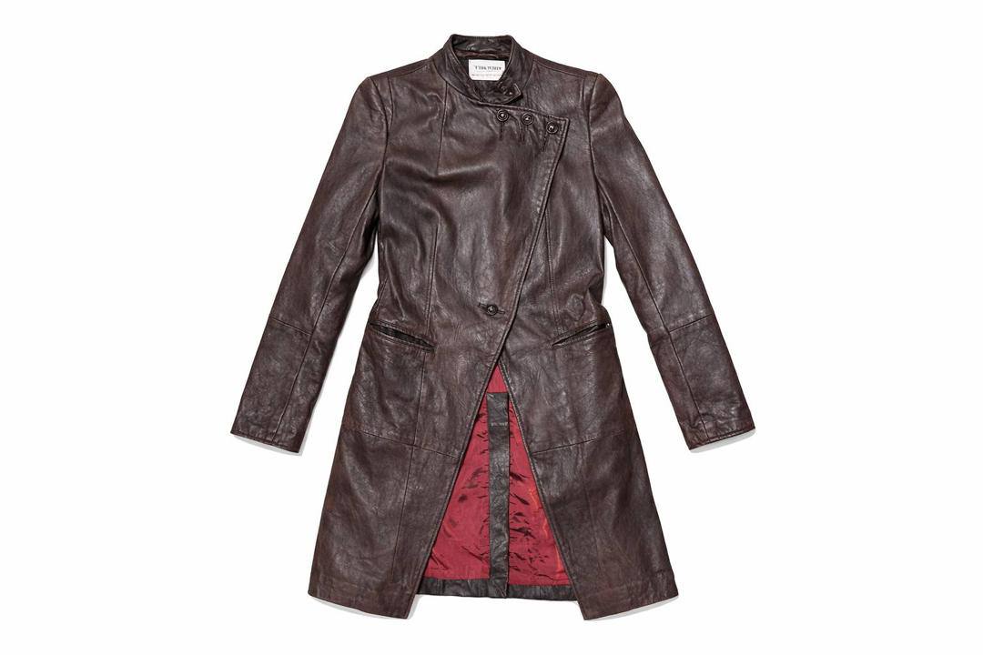 Leather Trench Jacket