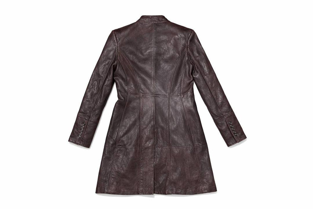 Leather Trench Jacket