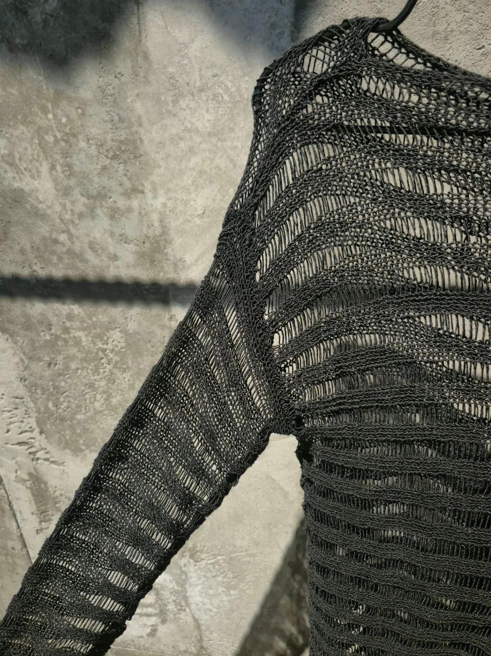 Black Knitted Sweater
